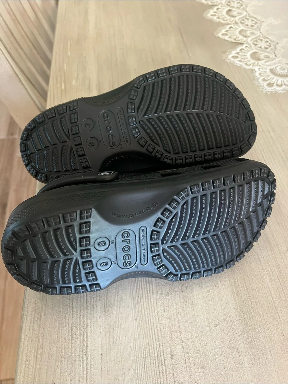 CROCS Black Classic Clog Sandals